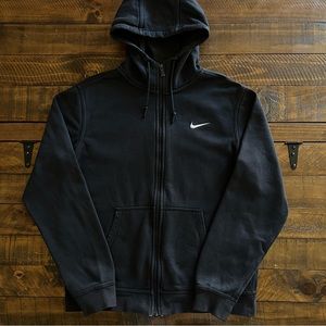 Vintage Y2K Nike Embroidered Mini Swoosh Zip Up Jacket